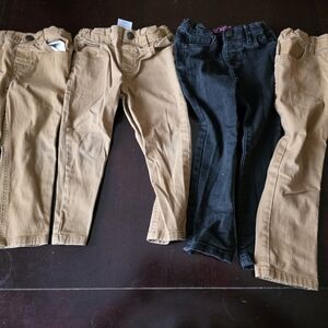 Stylish Kids Bottoms - Black and Tan